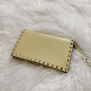 Valentino Small Rockstud Flap Clutch